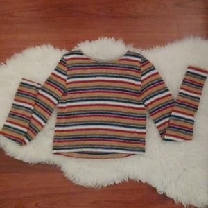 Cropped long sleeve tee